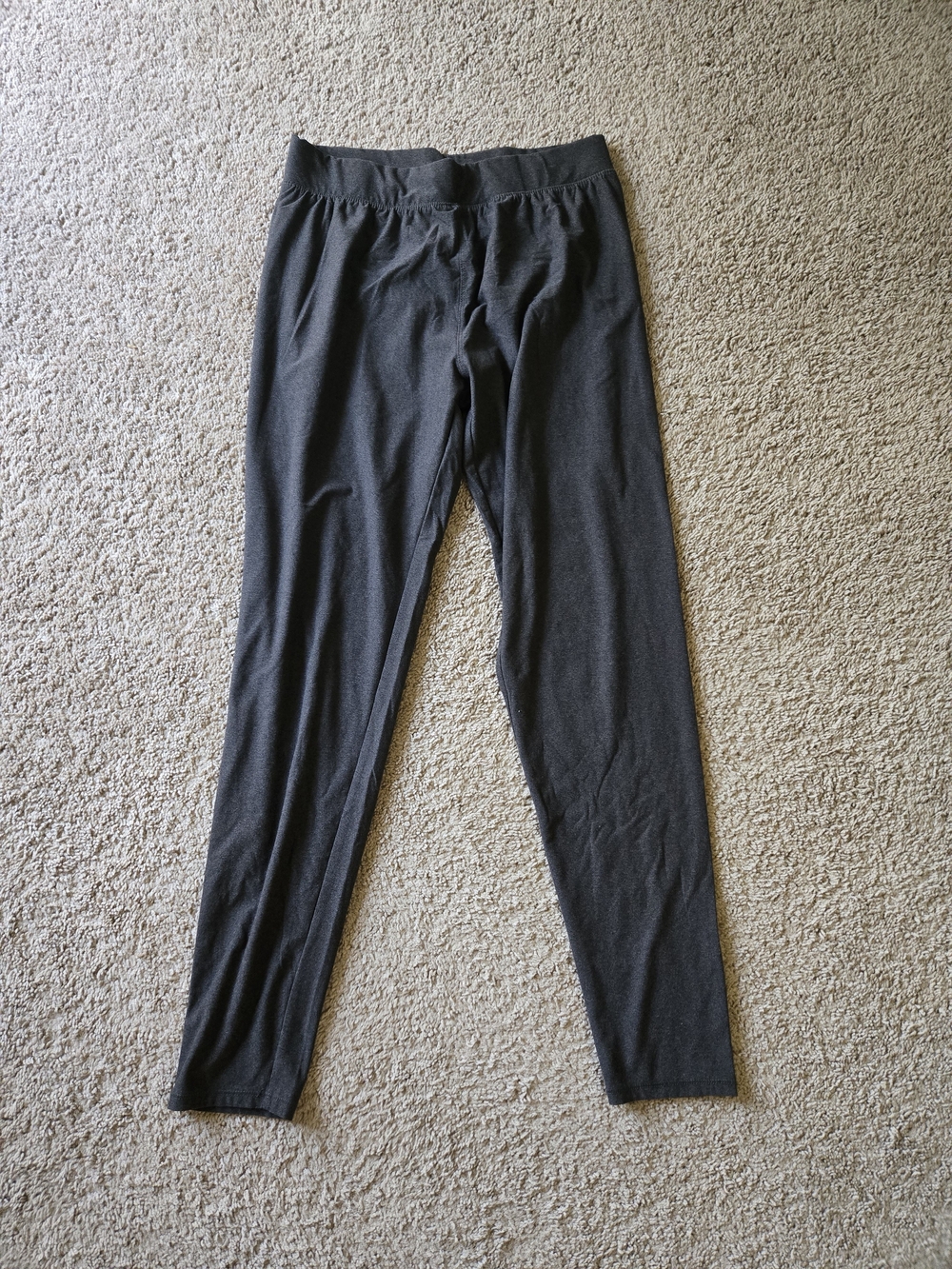 Maurices Dark Gray Stretch Knit Leggings Size M